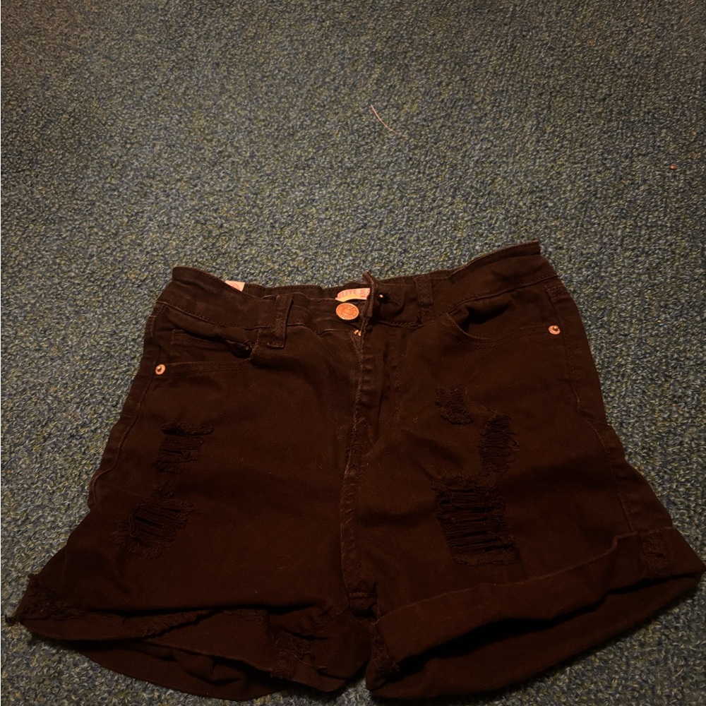 Trendy Brown Jean Shorts for Women